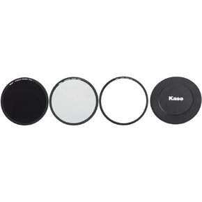Kase Wolverine 77mm Magnetic Shockproof Tempered Optical Glass Filter Kit Includes Magnetic CPL MCUV ND64 & Lens Cap& Case 77
