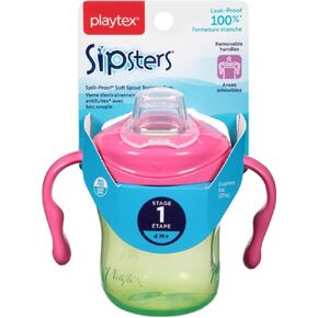 Playtex Training Time Spill Proof Soft Spout Training Cup 6 oz, Assorted Colors 1 ea