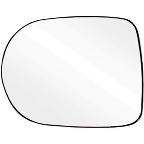 Driver Side Mirror Glass Assembly With Plastic Backing Plate Heated Compatible with 2010-2015 Lexus RX350 RX450H