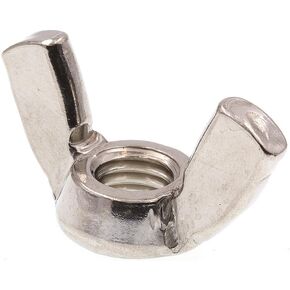 Prime-Line 9076778 Wing Nuts, Cold-Forged, 1/2 In.-13, Grade 18-8 Stainless Steel (10 Pack)
