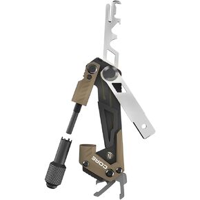 Real Avid Gun Multi Tool CORE: أداة بندقية تكتيكية وأدوات EDC، وإكسسوارات البندقية ومجموعة أدوات المساعدة لصيانة البندقية، تتضمن أداة إزالة الكربون وضبط الرؤية الأمامية in Kuwait