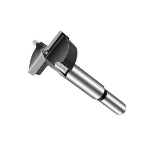 24mm Forstner Drill Bit, Black Tungsten Steel Wood Boring Bit, Round Shank Wood Tools, Professional Forstner Drilling Bit Cutter Bit,Woodworking Hole Saw