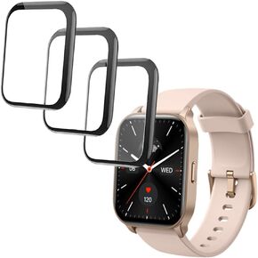 3D Screen Protector Compatible with TOOBUR 2.01" IDW17 Smart Watch, 3-PACK