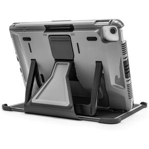 A22A Atlas Tablet Case - Fits iPad (10th gen.) - 360 Degree Protection - for Professional Pilots, General Aviation - Clear Body/Red Clip