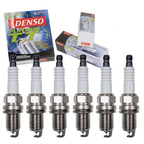 Sixity Auto 6 pc DENSO Platinum TT Spark Plugs compatible with Honda Accord 3.0L V6 2003-2007