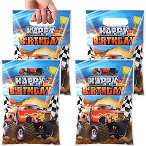 50 قطعة من أكياس Monster Truck للحفلات المفضلة، لوازم حفلات أعياد الميلاد، أكياس حلوى حلوى جودي، حقائب بلاستيكية لأعياد الميلاد السعيدة للأولاد، ديكورات حفلات شاحنة الوحش in Saudi Arabia