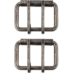 (2 بوصة. حزام بديل بإبزيم مزدوج الشق ريفي (54 مم) - نيكل عتيق in Kuwait