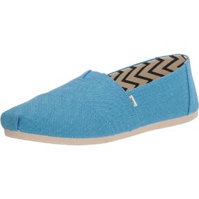 حذاء مسطح للنساء من TOMS Alpargata Loafer، أزرق الجزيرة، 8