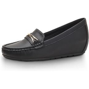 WOJWSKI Women's Wide Loafers Cute Flats Shoes Slip on Ladies Comfort Loafers for Women Work Shoes Moccasins Walking Shoes