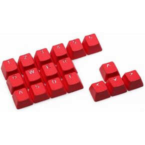 Rubber Gaming Backlit Keycaps Set - for Cherry MX Mechanical Keyboards Compatible OEM Include Key Puller (Black)