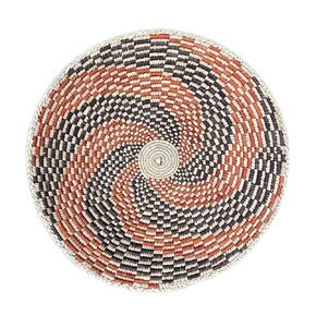 Natural Palm Wicker Woven Wall Basket Hanging Wall Plate for Home Decor Housewarming Gift,Weaving Southwest Decors for Wall,Handmade Gifts