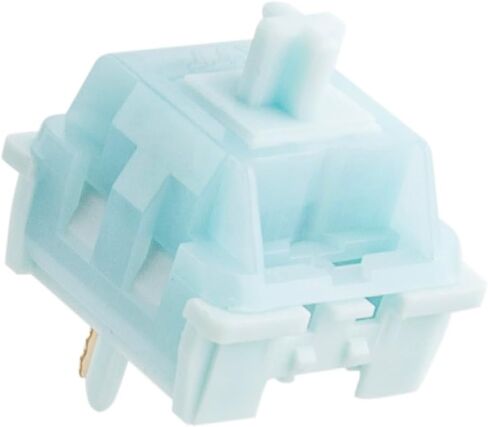 KTT Baby Series 5 Pin Linear Mechanical Switch Set, POM Stem, 45 Pieces for Mechanical Gaming Keyboard, Compatiable with MX Keycaps (White, 43gf Linear) in Kuwait