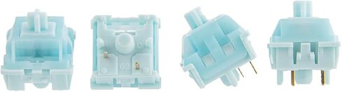 KTT Baby Series 5 Pin Linear Mechanical Switch Set, POM Stem, 45 Pieces for Mechanical Gaming Keyboard, Compatiable with MX Keycaps (White, 43gf Linear) in Kuwait