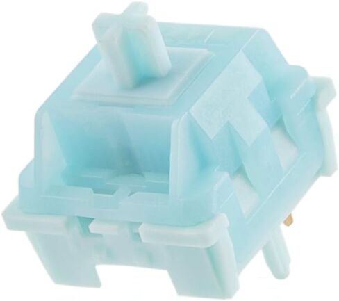 KTT Baby Series 5 Pin Linear Mechanical Switch Set, POM Stem, 45 Pieces for Mechanical Gaming Keyboard, Compatiable with MX Keycaps (White, 43gf Linear) in Kuwait