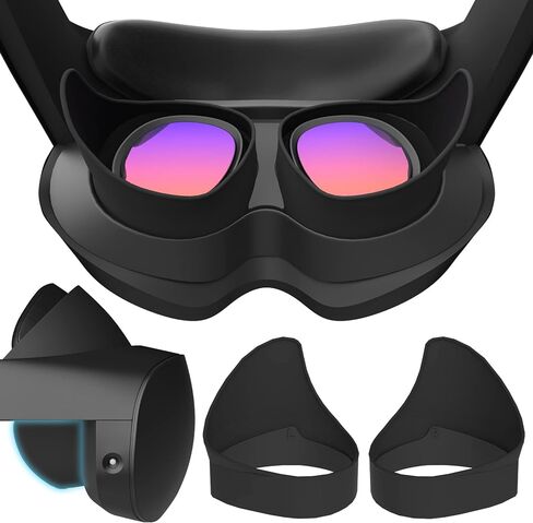 (Upgrade) Light Blocker Compatible for Meta Quest Pro, Lens Hood, Shading Cover with Meta Quest Pro, Latest Upgrade Version. (Black) in Kuwait