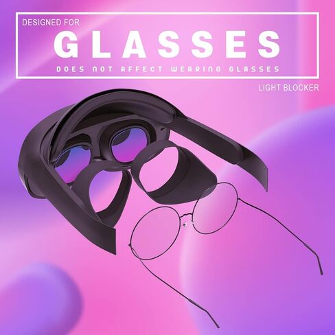 (Upgrade) Light Blocker Compatible for Meta Quest Pro, Lens Hood, Shading Cover with Meta Quest Pro, Latest Upgrade Version. (Black) in Kuwait