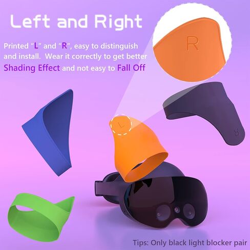 (Upgrade) Light Blocker Compatible for Meta Quest Pro, Lens Hood, Shading Cover with Meta Quest Pro, Latest Upgrade Version. (Black) in Kuwait