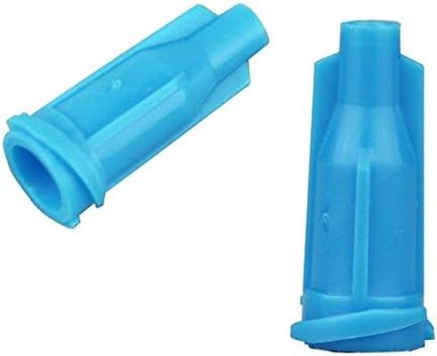 Luer Lock حقنة تلميح قبعات المسمار المواضيع الاستغناء عن قبعات التوقف 1000 قطعة (أزرق فاتح) in Kuwait