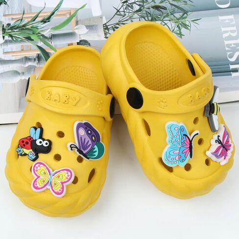 36 Pcs Butterfly Bug Shoe Charms for Girls Clog Shoes Decorations - Cute Butterfly Crooc Charms for Girls Boys Women Nature Butterfly Bug Clogs Accessories Spring Birthday Gifts in Saudi Arabia
