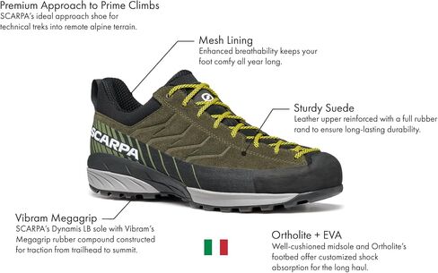 Scarpa Men's Mescalito Approach Shoes for Hiking in Saudi Arabia