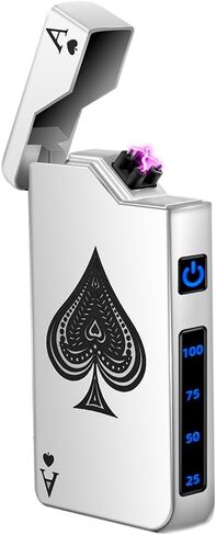 Electric Lighter Rechargeable Plasma Lighter Men Cool Ace Pocket Lighters in Kuwait