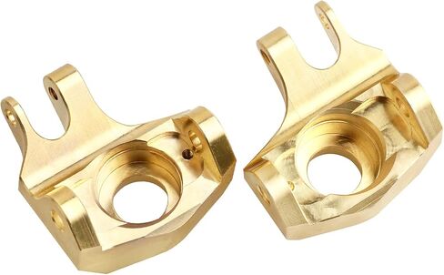 Hobbypark Brass Front Steering Knuckles Heavy Weights for SCX10 II Upgrades Compatible with Axial SCX10 II Honcho (Black&Gold) in Saudi Arabia