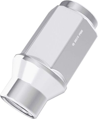 20pcs Chrome Silver Bulge ET Extended Thread Lug Nuts, Metric 12x1.5 Thread, 1.75 inch Length, Cone Conical Taper Seat Shank Closed End - Compatible with Chevy Buick Chrysler Dodge GMC Pontiac in Saudi Arabia