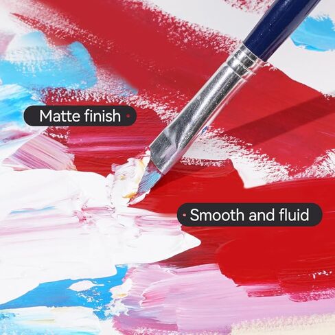 مجموعة طلاء Arrtx White Gouache، 30 مل × 5 قطع، غواش أبيض دائم، ألوان مائية غير شفافة للمبتدئين والفنانين والخطاطين والمصممين in Kuwait