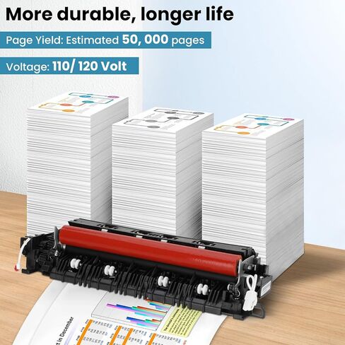 LY6753001 LR2231001 Fuser Fixing Unit Compatible with Brother HL-3140CW HL-3150CDW HL-3170CDW MFC-9310CW MFC-9140CDN MFC-9330CDW MFC-9340CDW DCP-9020CDW Printers (110-120V) in Kuwait