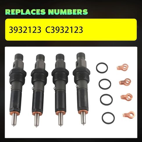 C3932123 3932123 حاقن الوقود 4 قطعة متوافق مع شاحنة الديزل Cummins 4BT 3.9L in Saudi Arabia