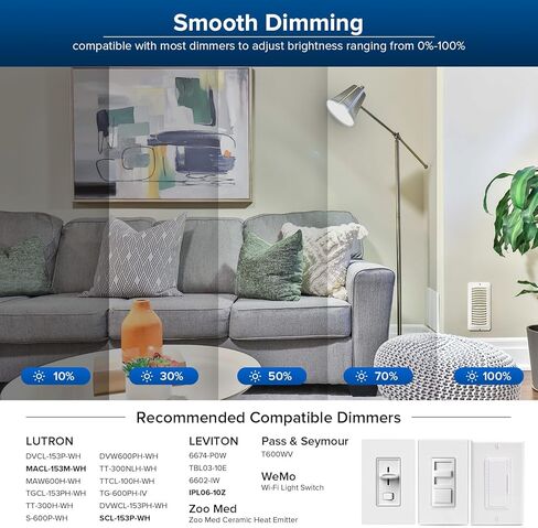 لمبة إضاءة LED قابلة للتعتيم من SANSI بقدرة 250 واط مكافئة، 5000 كيلو ضوء نهاري أبيض 4000 لومن A21 E26 لمبات LED ساطعة، عبوتان، عمر 22 عامًا، لمبة إضاءة موفرة للطاقة بقدرة 27 وات للمكتب المنزلي in Kuwait