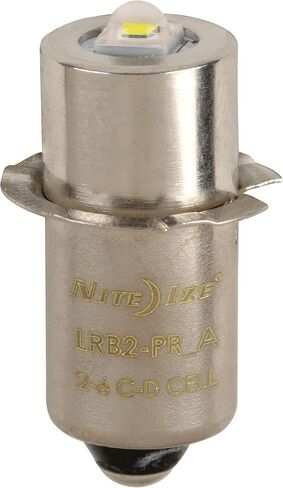 Nite Ize LED Upgrade - LED Bulb Kit for Flashlights - 55 Lumen Flashlight - 100,000 Hour Lifespan - Compatible for Most C or D Cell Flashlights in Saudi Arabia