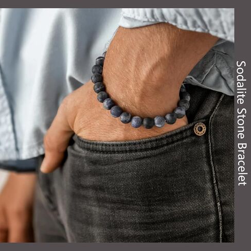 12 قطعة أساور كريستال شفاء للنساء والرجال 8 مم حجر مستدير سوار مطرز بالأحجار الكريمة شبه الكريمة سوار حجر الطاقة تمتد سوار مجوهرات هدايا in Kuwait