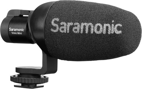 Saramonic VMICMINI Vmic Mini Shotgun Microphone (VMICMINI), Black in Saudi Arabia