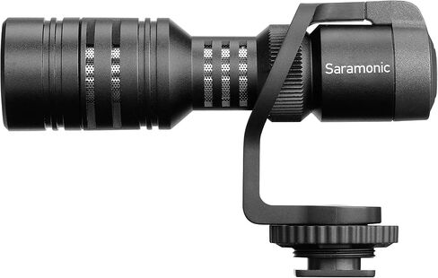 Saramonic VMICMINI Vmic Mini Shotgun Microphone (VMICMINI), Black in Saudi Arabia