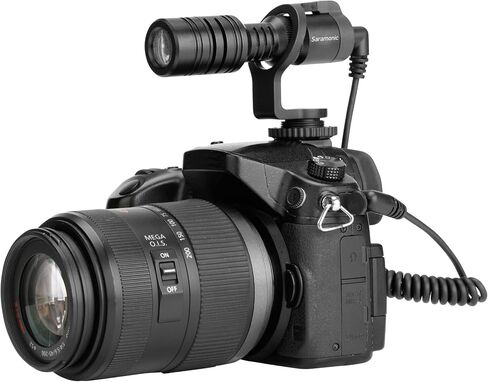 Saramonic VMICMINI Vmic Mini Shotgun Microphone (VMICMINI), Black in Saudi Arabia