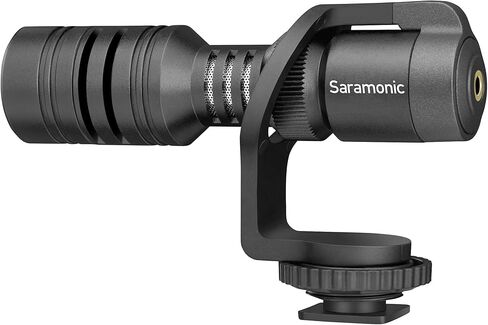 Saramonic VMICMINI Vmic Mini Shotgun Microphone (VMICMINI), Black in Saudi Arabia