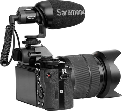 Saramonic VMICMINI Vmic Mini Shotgun Microphone (VMICMINI), Black in Saudi Arabia