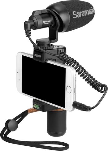Saramonic VMICMINI Vmic Mini Shotgun Microphone (VMICMINI), Black in Saudi Arabia