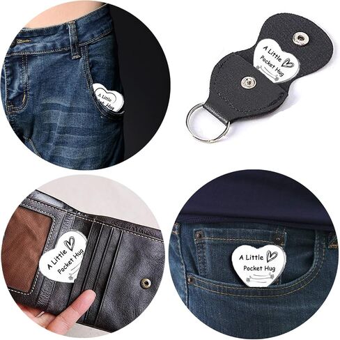 Pocket Hug Token Gift Long Distance Relationship Keepsake Gift for Family Double Sided Message Inspiration Gifts in Saudi Arabia