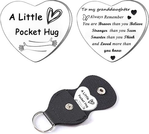 Pocket Hug Token Gift Long Distance Relationship Keepsake Gift for Family Double Sided Message Inspiration Gifts in Saudi Arabia