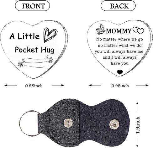 Pocket Hug Token Gift Long Distance Relationship Keepsake Gift for Family Double Sided Message Inspiration Gifts in Saudi Arabia
