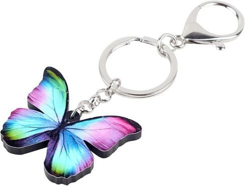 Cute Butterfly Keychain Buterrfly Gifts for Women Girls Bag Wallet Car Keys Accessories in Saudi Arabia