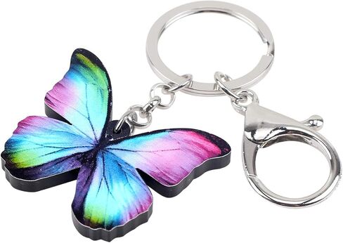 Cute Butterfly Keychain Buterrfly Gifts for Women Girls Bag Wallet Car Keys Accessories in Saudi Arabia