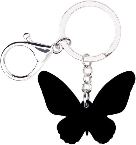 Cute Butterfly Keychain Buterrfly Gifts for Women Girls Bag Wallet Car Keys Accessories in Saudi Arabia