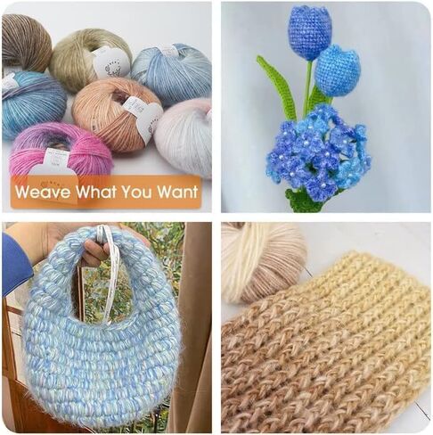 1PCS Gradient Spray Wool Yarn,Gradient Colorful Yarn,Multi Color Yarn for Crocheting,Soft Yarn for Knitting for Crocheting Sweater,Gloves,Scarf,DIY Toys. in Kuwait