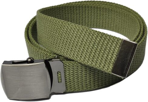 32mm Canvas Web Belt Military with Black Nickel Plated Buckle in Saudi Arabia
