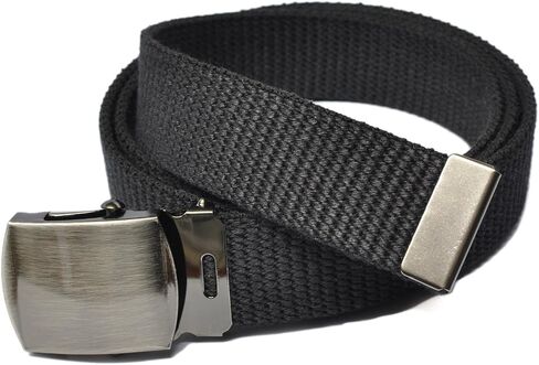 32mm Canvas Web Belt Military with Black Nickel Plated Buckle in Saudi Arabia