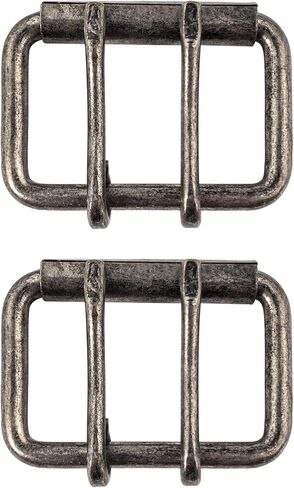 (2 بوصة. حزام بديل بإبزيم مزدوج الشق ريفي (54 مم) - نيكل عتيق in Kuwait