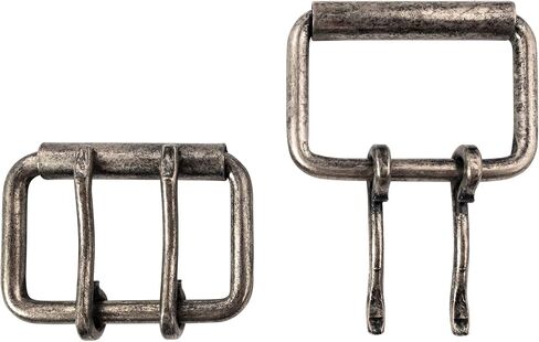 (2 بوصة. حزام بديل بإبزيم مزدوج الشق ريفي (54 مم) - نيكل عتيق in Kuwait